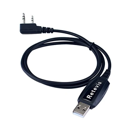 Immagine di Retevis USB Cavo Programmabile Compatibile con Ricetrasmettitore RT3 RT3S RT8 TYT MD 380 DMR Walkie Talkie Digitale (1 Pezzo)
