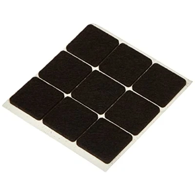 Immagine di Metafranc autoadesivi in Feltro, Pezzi, Protezione Efficace per mobili, Set di feltrini delicati, sedie e Pavimenti, 644966, Marrone, 25 x mm (45 Stück)