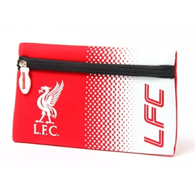 Immagine di Portapenne piatto squadra di calcio in neoprene con cerniera, merchandise ufficiale, Liverpool FC