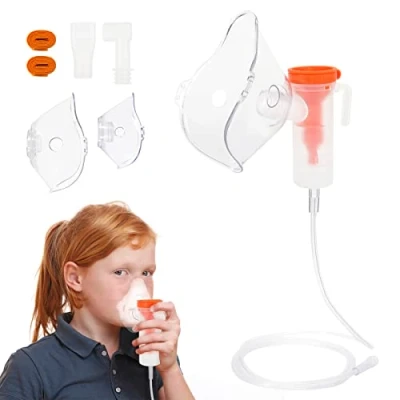 Immagine di CARER SPARK accessori per tubo inalatore e kit di bocchino adulti bambini Set nebulizzatore universale