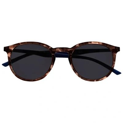 Immagine di Opulize Met Grande Comodo Marrone Tartaruga Blu Braccia Uomo Donna Lettori Sole UV400 S60 2 +0,00