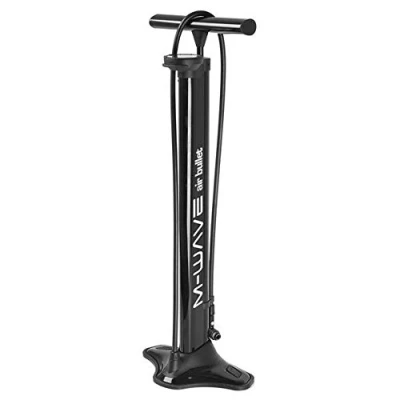 Immagine di Floor Pump, M Wave, Alloy/Steel Handle, With Gauge, Twin Head For Av/Fv/Dv, Card