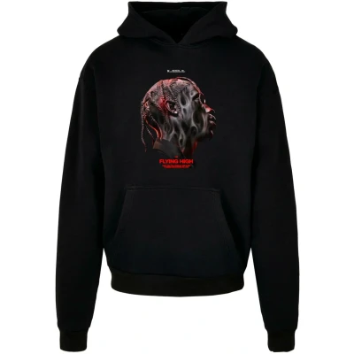 Immagine di Upscale by Mister Tee Flying HIGH Heavy Oversize Hoody Felpa con cappuccio, Uomo, Taglia: Large, Schwarz