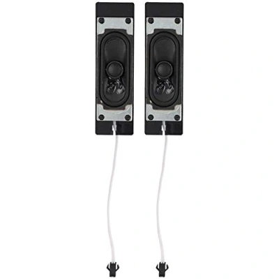 Immagine di 2 altoparlanti 8 ohm, 10 Watt, altoparlante , subwoofer, con collegamento via cavo, per LCD/TV/pubblicità/lettore, nero