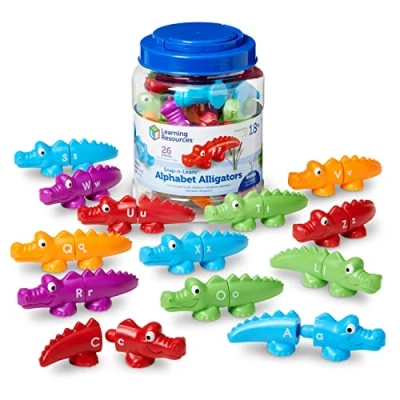 Immagine di Learning Resources LER 6704 Snap n Learn Alphabet Gators, Multicoloured