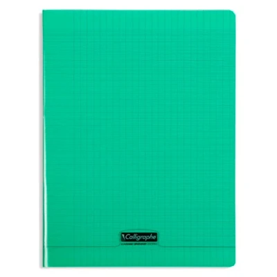Immagine di Calligraphe 18195C Un cahier pique 96 pages 24x32 cm 90g grands carreaux, couverture polypro Vert