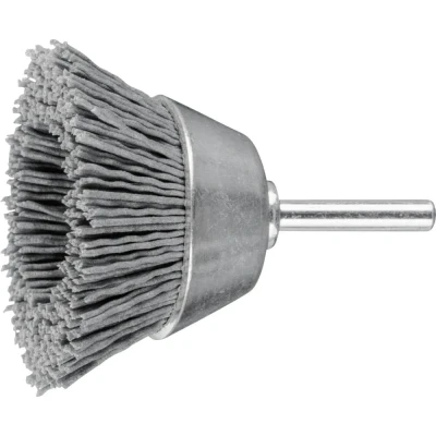 Immagine di PFERD Spazzola a tazza non zopft TBU Ø 50 mm codolo 6 filamento SiC 0,90 grana 180 43703003 5 pz.