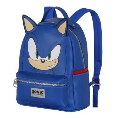 Immagine di Karactermania Segasonic FACE Heady Zainetto per bambini, Taglia: One Size, Azul