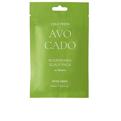 Immagine di Rated Green COLD Press Avocado Nourishing Scalp PACK W/BANANA 2 Kit capelli, Taglia: 100 ml,