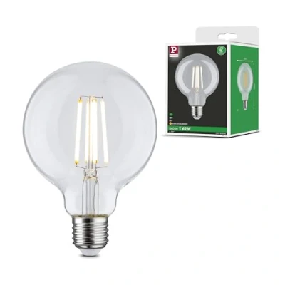 Immagine di Paulmann 29123 LED (monocolore) ERP A (A G) E27 4 W Bianco caldo (Ø x A) 95 mm 138 1 pz.