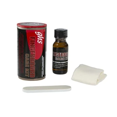 Immagine di GHS™ Strings »FINGERBOARD CARE KIT A77« Set di cura per Chitarra e Basso Cleaner/Buffer/Panno