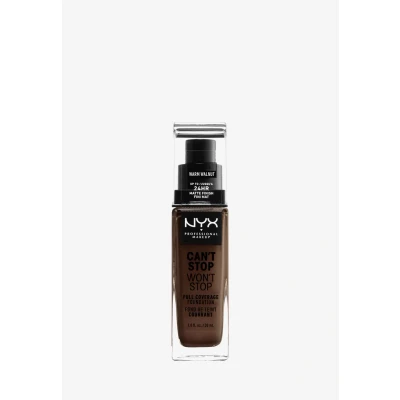 Immagine di Nyx Professional Makeup CAN&#039;T STOP WON&#039;T Foundation Fondotinta, Donna, Taglia: 30 ml, 22.5 warm walnut
