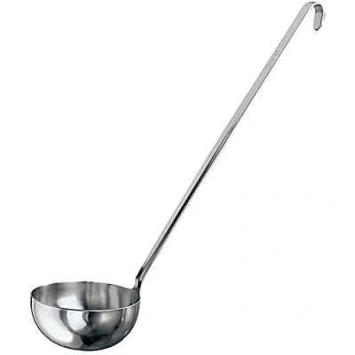 Immagine di Paderno Mestolo Unipezzo in Acciaio Inox, Inossidabile, Argento, 10 cm