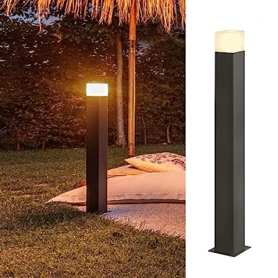 Immagine di SLV 1006184 GRAFIT 90 Lampada da terra per esterni a LED E27 11.00 W Nero
