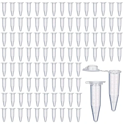 Immagine di XPOOP 100 Pezzi 1,5 ML Tubi per Centrifuga, Centrifuga Campione Contenitore, Plastica Provetta, Provetta Provette da Laboratorio Conical, Centrifuge Tubes