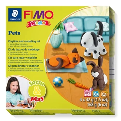 Immagine di STAEDTLER Gioco per Bambini, Fattoria degli Animali, Set da assemblare Fimo