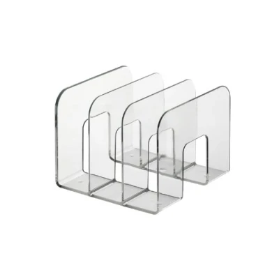 Immagine di Durable 1701395400 Porta Cataloghi Trend, 3 Comparti, per e Brochure, 215 x 165 210 mm, Trasparente