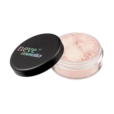 Immagine di Neve Cosmetics cipria minerale in polvere libera trasparente e luminosa dalla morbida satinatura dorata &quot;Illuminismo&quot;