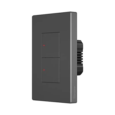 Immagine di SONOFF M5 2C 120 interruttore meccanico a pulsante 2.4G WIFI parete, telecomando intelligente eWeLink, timer, controllo vocale, compatibile con Alexa e Google Home