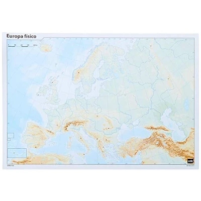 Immagine di Grupo Erik Editores Pack 10 mappamondi, 32,4 x 22,5 cm Politico Fisico 32.4 22.5