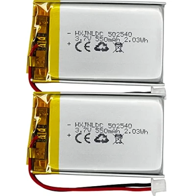 Immagine di 502540 batteria 3.7 v 550 mAh per moto Sena SMH5 Auricolare Bluetooth Sostituzione FM SMH5D SPH10H Codice (P/N): ICP40/25/40P si adatta a Nextbase 312GW HD Recording