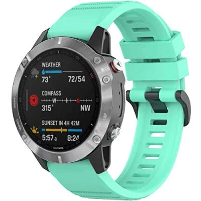 Immagine di Shieranlee Fenix 7 Cinturino,22mm Quick Fit Cinturino di Ricambio in Silicone per Garmin 5/Fenix 5 Plus/Forerunner 935/Fenix 6/Fenix 6 Pro/Fenix 7/Fenix Solar/Fenix Sapphire Solar