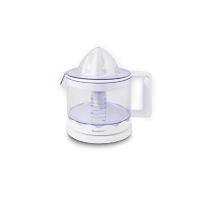 Immagine di SUNTEC spremiagrumi ZIP 8427 comfort elettrico con colino e contenitore per succo estraibile estrattore arance + limoni lime centrifuga elettrica senza BPA max. 100 watt