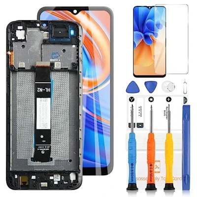 Immagine di LADYSON Schermo LCD per Xiaomi Redmi A2/Redmi A2+ Sostituzione Display A1/Redmi A1+ Touch Screen Digitizer Assembly con Strumenti(6.52&quot;,Nero Cornice)