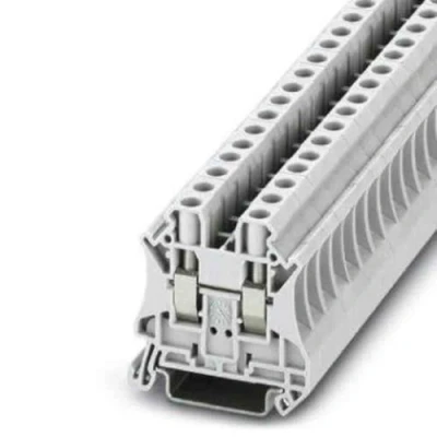 Immagine di Phoenix Contact UT 6 WH 3045198 Morsetto passante componibile Numero Poli (num): 2 0.2 mm² 10 Bianco 50 pz.