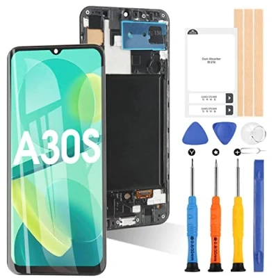 Immagine di ARSSLY Schermo per Samsung Galaxy A30s A307F 6.4&quot; LCD Display Touch Assemblea Sostituzione di Vetro Digitalizzatore con Strumenti(Nero Cornice)