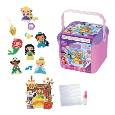 Immagine di Aquabeads Creation Cube Disney Princess, Gioco, Colore Multicolore, 31773