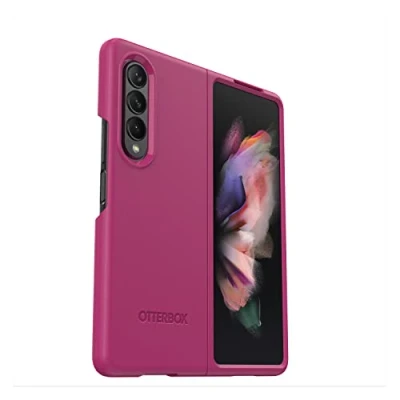 Immagine di Otterbox Cover per Samsung Galaxy Z Fold3 5G Thin Flex, resistente a shock e cadute, in 2 pezzi, testata 2x vs norme anti caduta MIL STD 810G, telefoni pieghevoli, Rosa