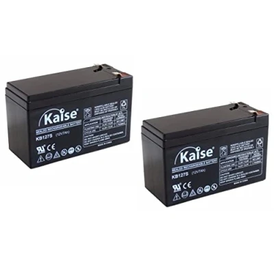 Immagine di Kaise Technologies Batteria al piombo AGM VRLA 12 V 7 Ah/Modello KB1270 Security/2 Unità