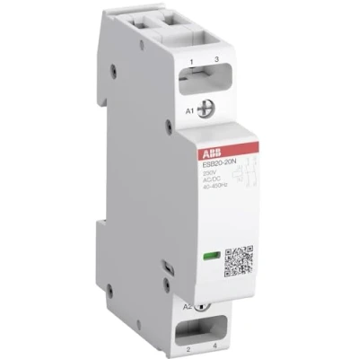 Immagine di ABB ESB20 02N 06 ESB Protezione di potenza 230 V AC, bobina a 2 poli, aperture/20 A, sicurezza