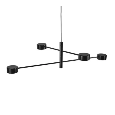 Immagine di Nordlux Lampada LED a sospensione Clyde, 4 luci, 2 livelli