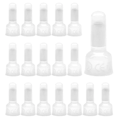Immagine di CEEYSEE 100 Pezzi Terminale Chiuso a Crimpare Connettori Terminali in Nylon Kit 16 14 AWG (YCE2)