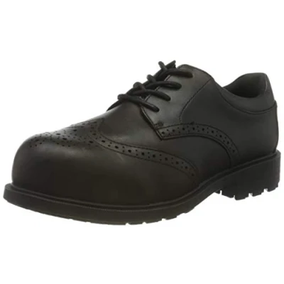 Immagine di Shoes for Crews Executive Wing Tip II ST Comode scarpe antinfortunistiche con punta, solette imbottite, suola antiscivolo in pelle, S2 SRC, per uomo e donna