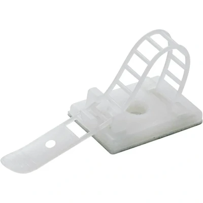 Immagine di TRU COMPONENTS WCT 64 Basetta di fissaggio autoadesivo, avvitabile 1571912 Intervallo Ø fascio 17 mm (max) con fascetta Naturale 25 pz.