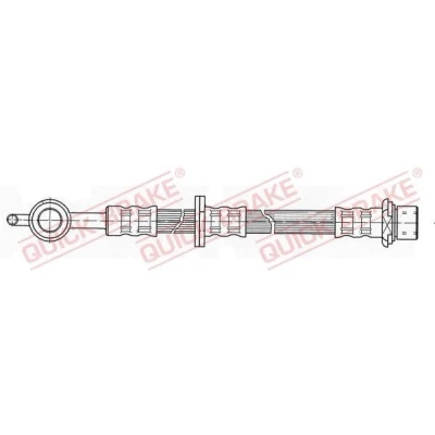Immagine di QUICK BRAKE 58.965 Tubi Freno 522mm con filettatura interna TOYOTA: Yaris I Hatchback