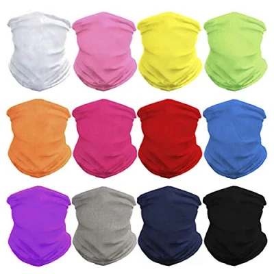 Immagine di GUIFIER Fascia Bandana Multiuso,Copricapo Multifunzione Foulard Scaldacollo Fazzoletto da Collo Elastico,Maschera Sciarpa Senza Cuciture Multifunzionale per Yoga,Motociclismo