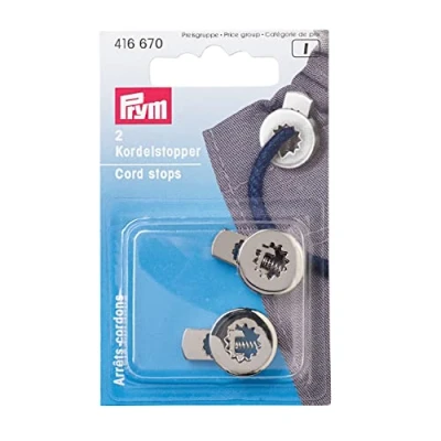 Immagine di Prym Cord Stopper, Silver, altsilber, 2 Stück