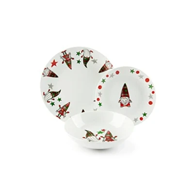 Immagine di Excelsa Tartan Gnome Servizio Piatti 18 Pezzi 65504