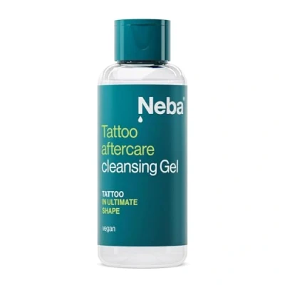 Immagine di Neba Tattoo Gel detergente Dopobarba per Tatuaggi Freschi e Guariti Post Trattamento Bagno Doccia, Doccia Nutriente Cura Corpo Pelle Tatuata 100ml