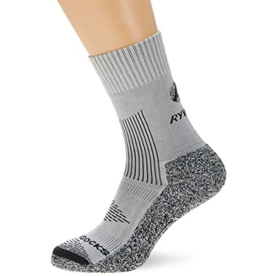 Immagine di Rywan Bi Climasocks Randonnée Calzini da Trekking a Doppio Strato, Unisex, R1079, Grigio Argento, 38 40