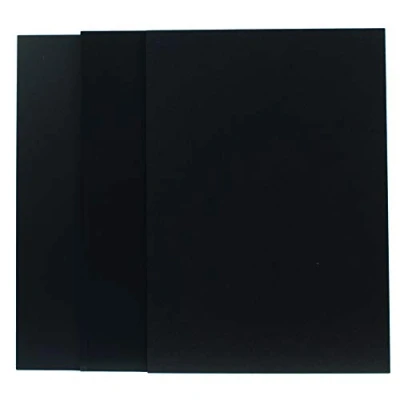 Immagine di SECURIT Set da 3 Inserti Lavagne Per Lavagna Tavolo Elegante Grande Formato A4 Colore Nero