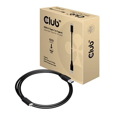 Immagine di club3D Cavo USB 3.2 Gen1 (USB 3.0) Spina C®, A 1.00 m Nero CAC 1523