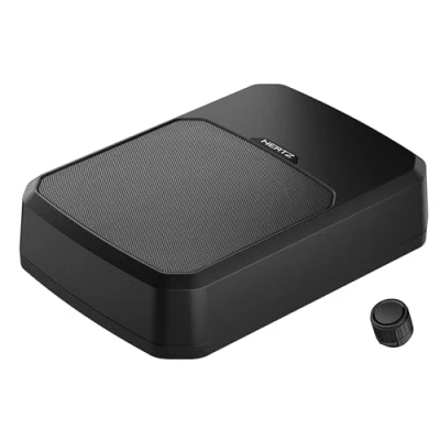 Immagine di Hertz DBA 201 F Subwoofer in box amplificato sottosedile per auto da 200mm 440W Peak Power