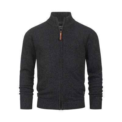 Immagine di Indicode Jeans Inlut Cardigan, Uomo, Taglia: Small, Raven