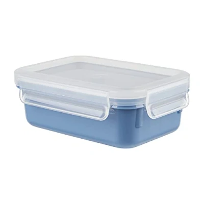 Immagine di Emsa N1012200 Clip &amp; Close Color Edition Contenitore salvafreschezza, 0,55 Litri, Colore: Blu Acqua