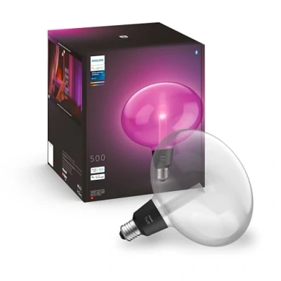 Immagine di Philips Hue White and Color Ambiance, Lampadina Smart, E27, Luce bianca e Colorata, 6,5W